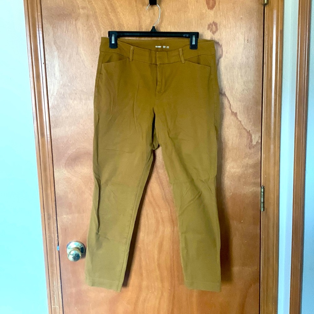 Ankle cropped skinny work pants